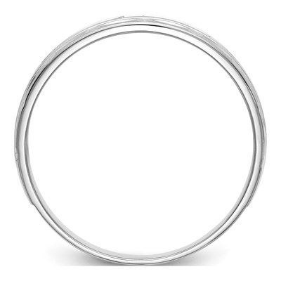 Men's 14K White Gold 1/10 ct tw Diamond Wedding Band – view 2
