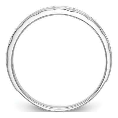 14K White Gold 1/10 ct tw Diamond Wedding Band – view 2