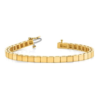 14K Yellow Gold Add-A-Diamond Bracelet Mounting – view 3