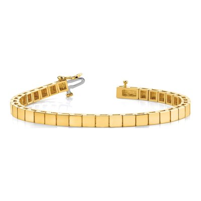 14K Yellow Gold Add-A-Diamond Bracelet Mounting – view 5