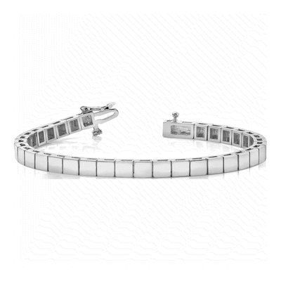 14K White Gold Add-A-Diamond Bracelet Mounting – view 3