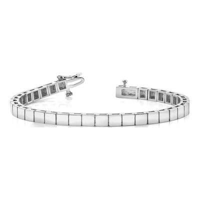 14K White Gold Add-A-Diamond Bracelet Mounting – view 5