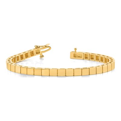 14K Yellow Gold Add-A-Diamond Bracelet Mounting – view 5