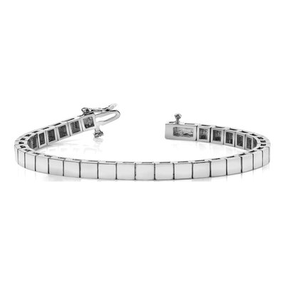 14K White Gold Add-A-Diamond Bracelet Mounting – view 5