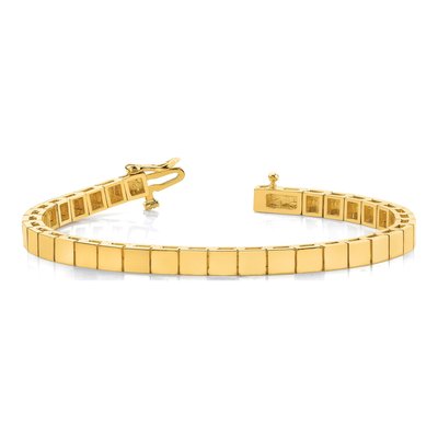 14K Yellow Gold Add-A-Diamond Bracelet Mounting – view 5
