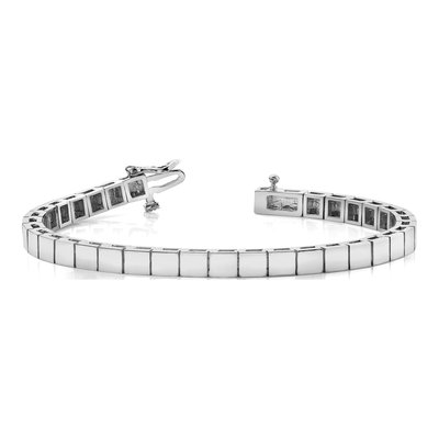 14K White Gold Add-A-Diamond Bracelet Mounting – view 5