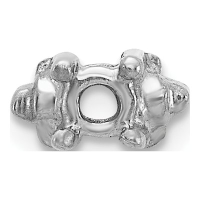 14K White Gold Diamond Head, Holds up to 2.75mm