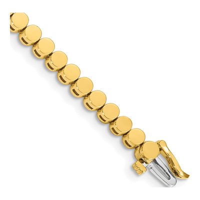 14K Yellow Gold Add-A-Diamond Bracelet Mounting
