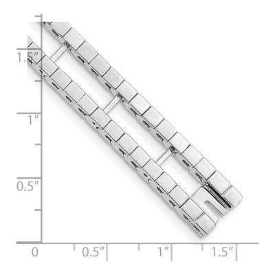 14K White Gold Tennis Jacket Bracelet – view 4