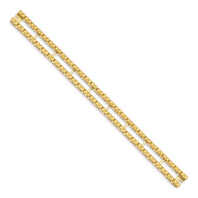 14K Yellow Gold Tennis Jacket Bracelet – view 2