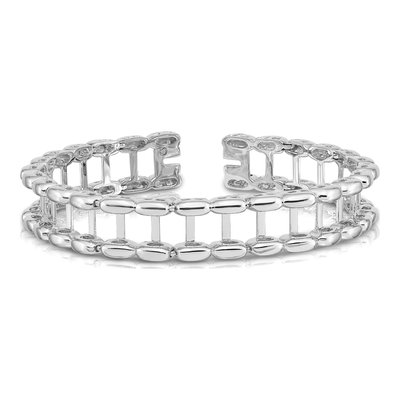 14K White Gold Tennis Jacket Bracelet – view 3