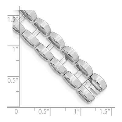 14K White Gold Tennis Bracelet – view 4