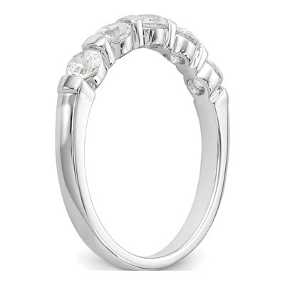 14K White Gold 3/4 ct tw Diamond Channel Wedding Band – view 7