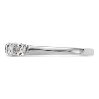 14K White Gold 1/2 ct tw Diamond Channel Wedding Band – view 3
