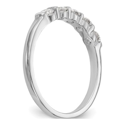 14K White Gold 1/2 ct tw Diamond Channel Wedding Band – view 6