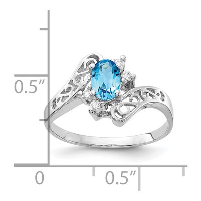 14K White Gold Filigree Ring Mounting – view 4
