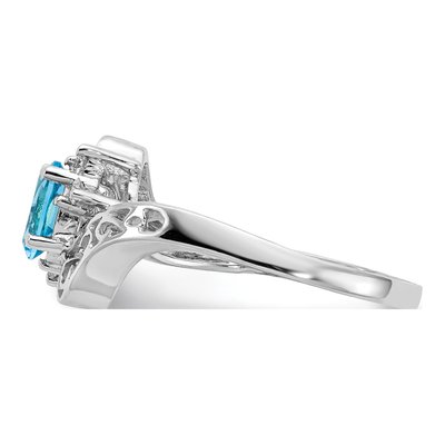 14K White Gold Filigree Ring Mounting – view 5