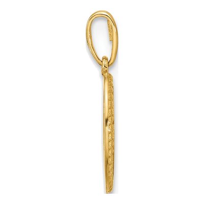 14K Yellow Gold Oval Charm – view 2