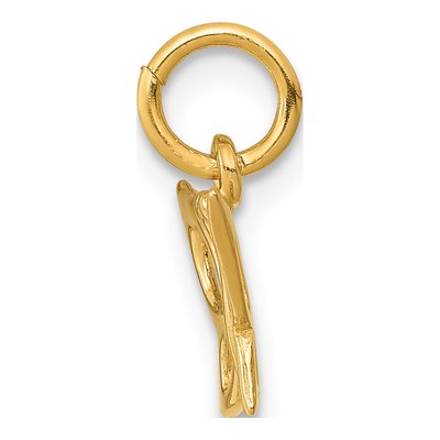 14K Yellow Gold Butterfly Pendant – view 3