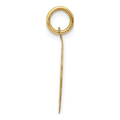 14K Yellow Gold Date Disc Charm – view 3