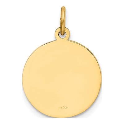 14K Yellow Gold Our of Perpetual Help Medal Pendant – view 5