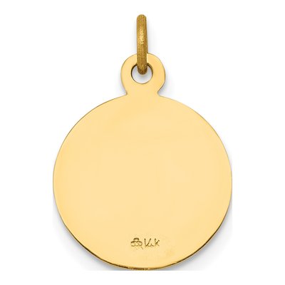 14K Yellow Gold Saint Joseph Medal Charm – view 5
