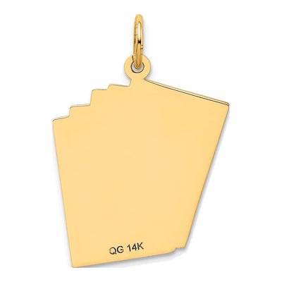 14K Yellow Gold Royal Flush Cards Charm – view 5