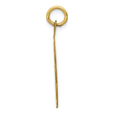 14K Yellow Gold Graduation Cap Disc Charm – view 3