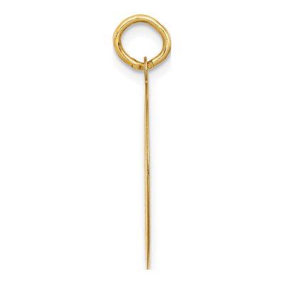 14K Yellow Gold Dachshund Disc Charm – view 3