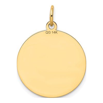 14K Yellow Gold Shetland Sheepdog Disc Charm – view 5