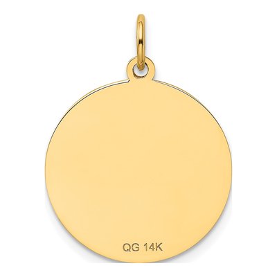14K Yellow Gold Yorkshire Terrier Disc Charm – view 5