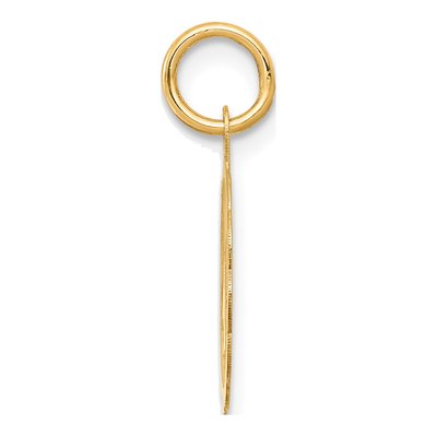 14K Yellow Gold Wedding Bells Disc Charm – view 3