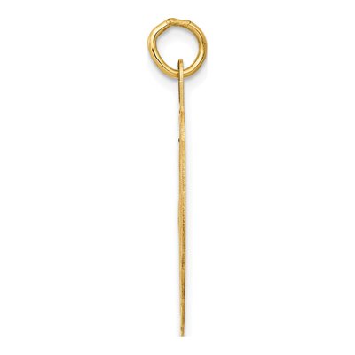 14K Yellow Gold Wedding Bells Disc Charm – view 3