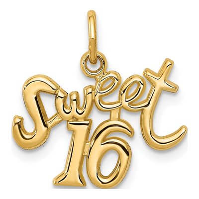 14K Yellow Gold Sweet Pendant
