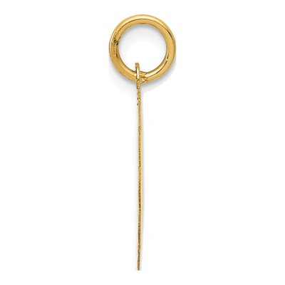 14K Yellow Gold I LOVE YOU MORE THAN Yesterday Charm – view 4