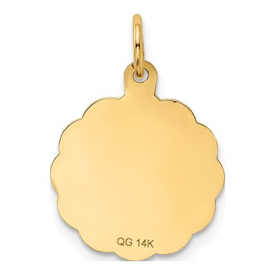 14K Yellow Gold I LOVE YOU MORE THAN Yesterday Charm – view 6