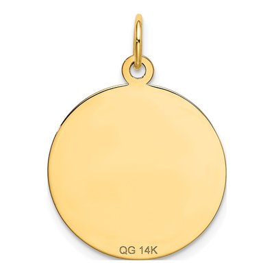 14K Yellow Gold Happy Anniversary Disc Charm – view 5