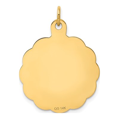 14K Yellow Gold Happy Anniversary Disc Charm – view 5