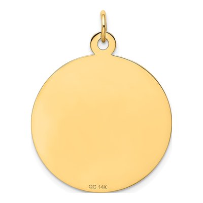 14K Yellow Gold Happy Anniversary Disc Charm – view 5