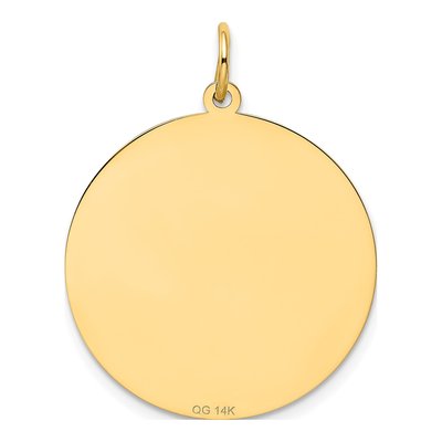 14K Yellow Gold Happy Anniversary Disc Charm – view 5