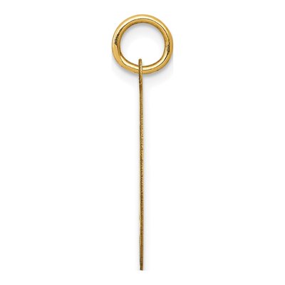 14K Yellow Gold DAD Disc Number 1 Charm – view 3