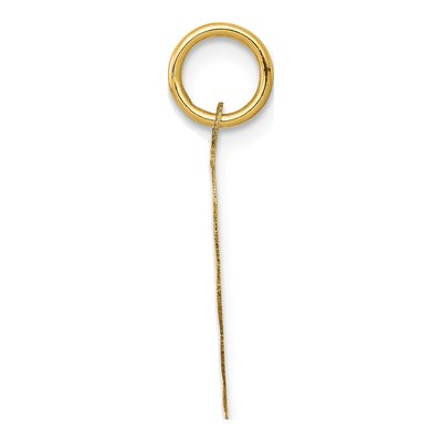 14K Yellow Gold Special Aunt Disc Charm – view 3