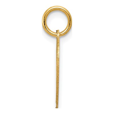 14K Yellow Gold Goddaughter Heart Disc Number 1 Charm – view 3