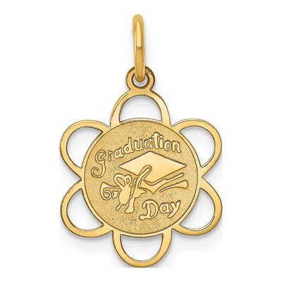14K Yellow Gold Graduation Day Pendant