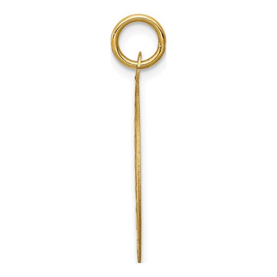 14K Yellow Gold Graduation Disc Pendant – view 3