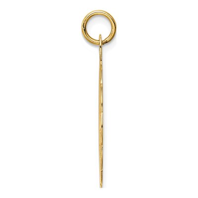 14K Yellow Gold Graduation Diploma Disc Pendant – view 3