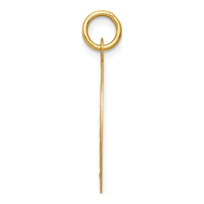 14K Yellow Gold Confirmation Cross Disc Charm – view 3