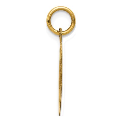 14K Yellow Gold Sweet Disc Charm – view 3