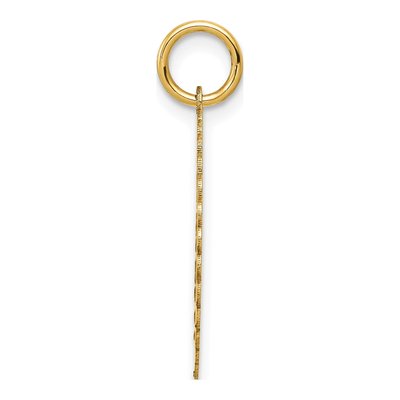 14K Yellow Gold Sweet Disc Charm – view 3