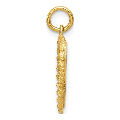 14K Yellow Gold Sweet Heart Charm – view 3